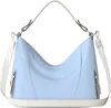 Damen Shopper Hand Henkel Tasche  30627 Light Blue Produktbild-Vorschau 3