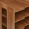 Relaxdays Briefablage, Büro Organizer aus MDF, A4 Papier, 3 Produktbild-Vorschau 7