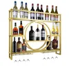 Nowoczesny metalowy regał na wino 3-poziomowy regał na wino Podgląd zdjęcia produktu 1