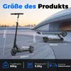 Elektroscooter Schwarz Für Kinder Alter 10-16 mit LED,  Produktbild-Vorschau 6