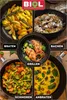 A collage of four different cooking methods using pans, with text labels for each method. Podgląd zdjęcia produktu