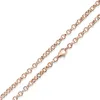 MATERIA Erbskette Rosegold Halskette Damen 4mm - 925 Produktbild-Vorschau 3
