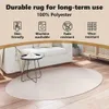 Tappeti ovali vidaXL HUARTE Sabbia 140 x 200 cm 100% Anteprima dell’immagine prodotto 3