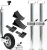Wiltec Kit Béquille de remorque avec 10 pièces – Roue Voir les images du produit 1