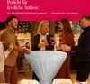 Bestlivings Bistro Stehtischhusse ( Weiß ) - Ø60 cm x 145 Produktbild-Vorschau 4