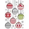 HERMA Weihnachts-Sticker DECOR "Christbaumkugeln" 3 Blatt à Produktbild-Vorschau 4