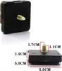 Two views of a black quartz clock movement mechanism with measurement indicators. Produktbild-Vorschau
