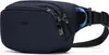 A navy blue hip pack is shown against a white background. Produktbild-Vorschau