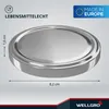 WELLGRO 100x Einmachdeckel TO82 - silber - Twist-Off-Deckel Produktbild-Vorschau 2