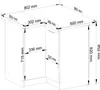 BDW - Küchenschrank - Eckschrank Küche, Arbeitsplatte, Produktbild-Vorschau 3