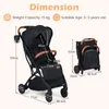 COSTWAY Kinderwagen, Reisebuggy mit Regenschutz, Produktbild-Vorschau 3