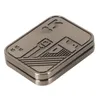 A metal poker-themed push slider toy is shown against a white background. Produktbild-Vorschau