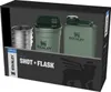 A gift set of a Stanley shot glass set and flask in its packaging. Produktbild-Vorschau
