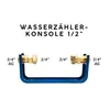 Wasserzähler-Konsole Wasserzählerbügel 1/2″ Montagebügel Produktbild-Vorschau 2