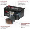 Langzeit LKW Batterie 12V 180Ah 1200AEN Starterbatterie Produktbild-Vorschau 3