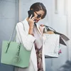 Shopper 3-Tlg Handtasche Damen Schultertasche Handtaschen Produktbild-Vorschau 2