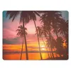 MuchoWow® Mauspad Mousepad Meer - Palme - Sonnenuntergang - Produktbild-Vorschau 1