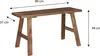 Mica Decorations Banc Bold - 80x36x44 cm - Bois - Marron Voir les images du produit 2
