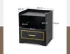 2er Set Nachttisch mit LED-Leuchte, 1 USB & TypeC-Anschluss Produktbild-Vorschau 6