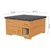 QLS Igelhaus aus Holz 45x45x27 cm mit abnehmbarem Dach Produktbild-Vorschau 6