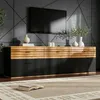 TV skříňka Merax s 3 zásuvkami a 2 dvířky, televizní stolek Náhled obrázku produktu 4