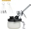 Airbrush Washing Tool Set Clean Pot Air Brush Pen Holder Voir les images du produit 7