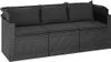 vidaXL 3-osobowa sofa ogrodowa z daszkiem i podnóżkiem z Podgląd zdjęcia produktu 5