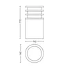 PHILIPS HW Lucca Post Connected 1x9,5W - Anthrazit Produktbild-Vorschau 17