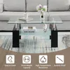 CLIPOP Couchtisch, Glas Wohnzimmertisch, 100x60x45cm Produktbild-Vorschau 8