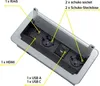 Einbausteckdose USB A & C Büro Tischsteckdose versenkbar Produktbild-Vorschau 1