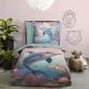 Duvet cover Good Morning 135x200 + 1* 80x80 cm - dolphin Produktbild-Vorschau 2