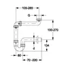 Haas PP-Möbel-Raumsparsiphon DN40 11/4" und 11/2" Greta Produktbild-Vorschau 2