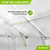 BRAST Gewächshaus Aluminium mit Fundament | 190x190x195cm Produktbild-Vorschau 2