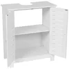 Waschbeckenunterschrank mdf 2 türen 1 regal innen - Produktbild-Vorschau 4