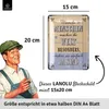 LANOLU Retro Blechschild, lustige Sprüche Schild Produktbild-Vorschau 3