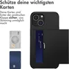 imoshion Backcover mit Kartenfach iPhone 13 - Schwarz Produktbild-Vorschau 2