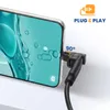 Avizar, adaptateur USB-C double, angle de 90°, charge Voir les images du produit 4