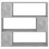 vidaXL Bücherregal Raumteiler Betongrau 100x24x94 cm - Produktbild-Vorschau 5