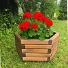 HolzGarden Fioriera in Legno Massello Impregnato 60x30x53 Anteprima dell’immagine prodotto 2