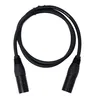 SYSTEM-S Audio Kabel 100 cm XLR 3 polig Stecker zu Stecker Produktbild-Vorschau 2