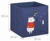 Relaxdays 4er Set, Kinder Aufbewahrungsboxen, Tiere & Produktbild-Vorschau 5