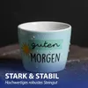 Eierbecher 6er Set 6 Motive Steingut bunt 5x4cm mehrfarbig Produktbild-Vorschau 6