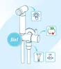Diagram illustrating features of a bidet hand shower set. Náhled obrázku produktu