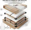 MinteLiv Kleiderschrank 2-türig Weiß/Eiche-Optik 49 cm Produktbild-Vorschau 5