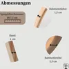 Diagrams showing measurements of a wooden mirror frame. Anteprima dell’immagine prodotto