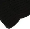 Schwarze Wintermütze aus Rippenstrick für Damen Produktbild-Vorschau 6