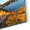 DEQORI Hybrid Leinwand Bild 90x60 cm 'Leuchtturm Idylle' Produktbild-Vorschau 5