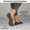 Füßlinge kurze Socken Herren Damen Baumwolle - 70103T Grau Produktbild-Vorschau 5