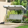 Outsunny Hollywood schommelbank, 3-zits, tuinschommel met Productafbeelding-voorbeeld 13