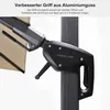 PURPLE LEAF Ampelschirm Twist 300 x 300 cm Sonnenschirm mit Produktbild-Vorschau 3